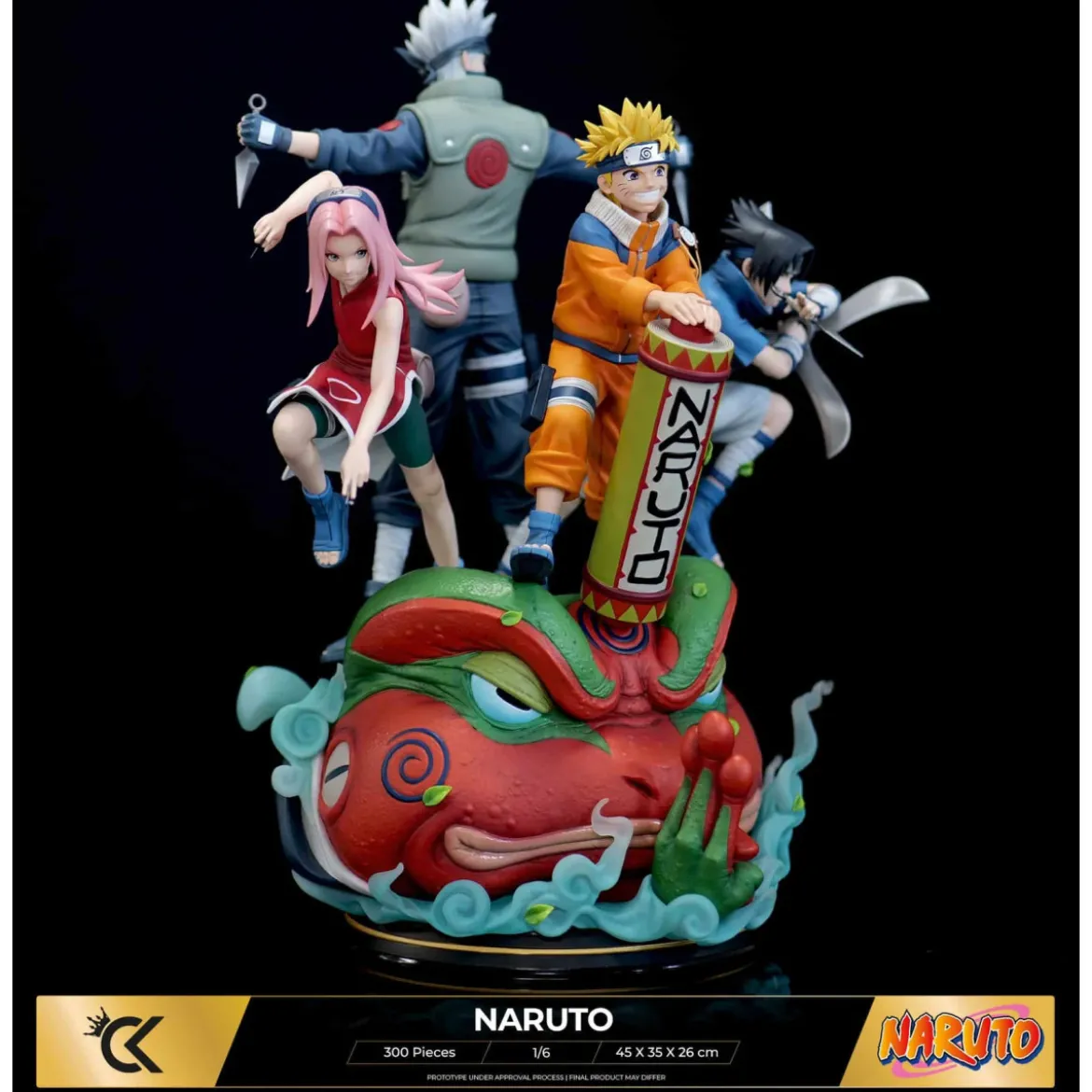 Cartoon Kingdom - Naruto (Team 7) 1/6 Édition Limitée