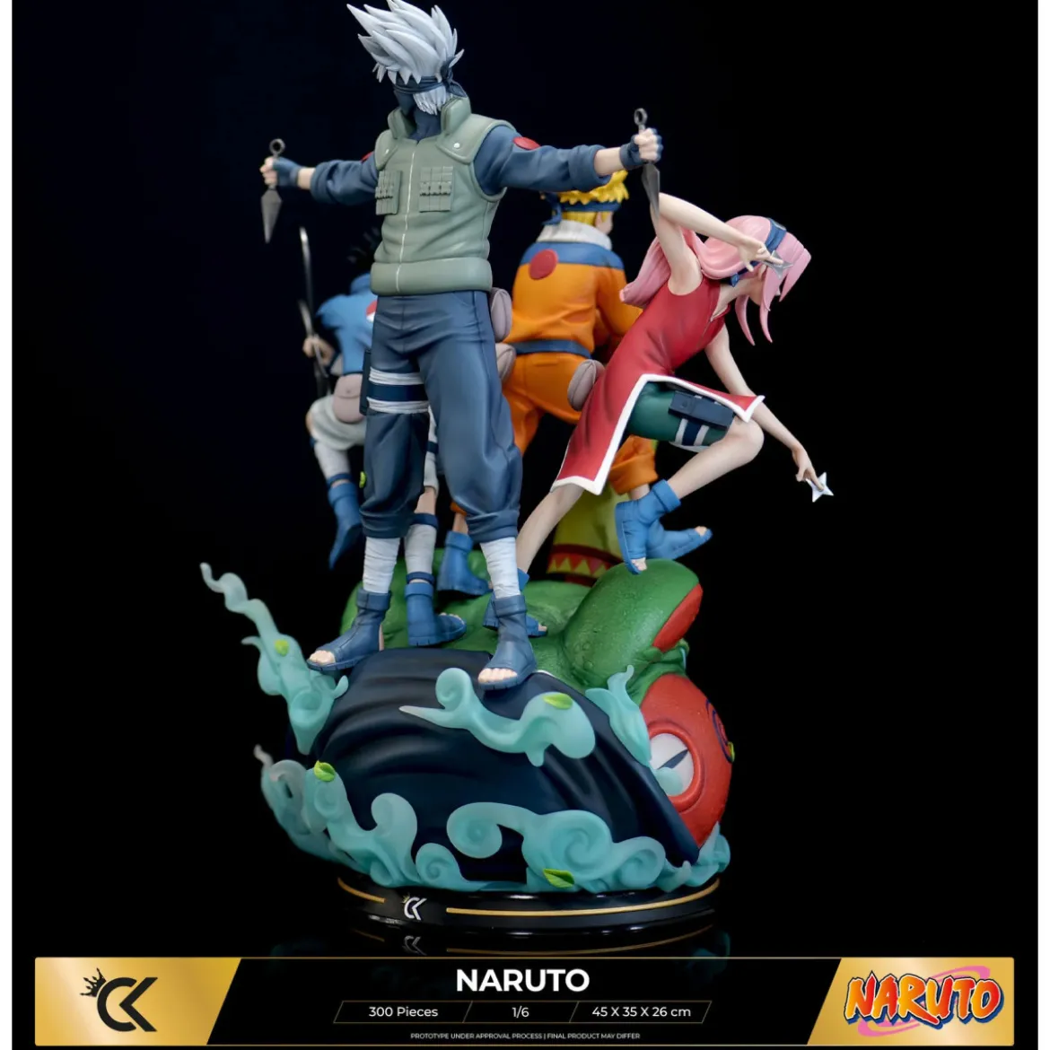 Cartoon Kingdom - Naruto (Team 7) 1/6 Édition Limitée