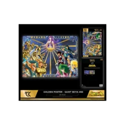 Cartoon Kingdom - Saint Seiya Golden Poster 2 - Knight Saint 40X30cm - Les Chevaliers du Zodiaque