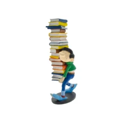 collectoys - Gaston Lagaffe - GASTON PORTANT UNE PILE DE LIVRES