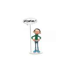 Collectoys - Gaston Lagaffe statuette - Bulles "M'enfin!"