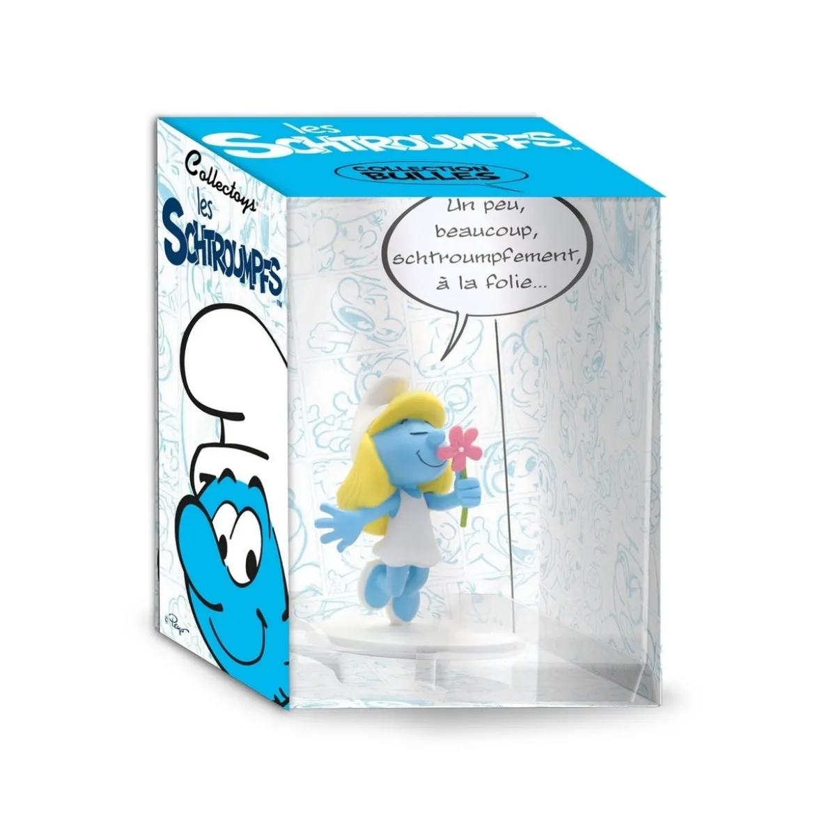 Collectoys - Les Schtroumpfs statuette - Bulles Schtroumpfette "Un peu, beaucoup"