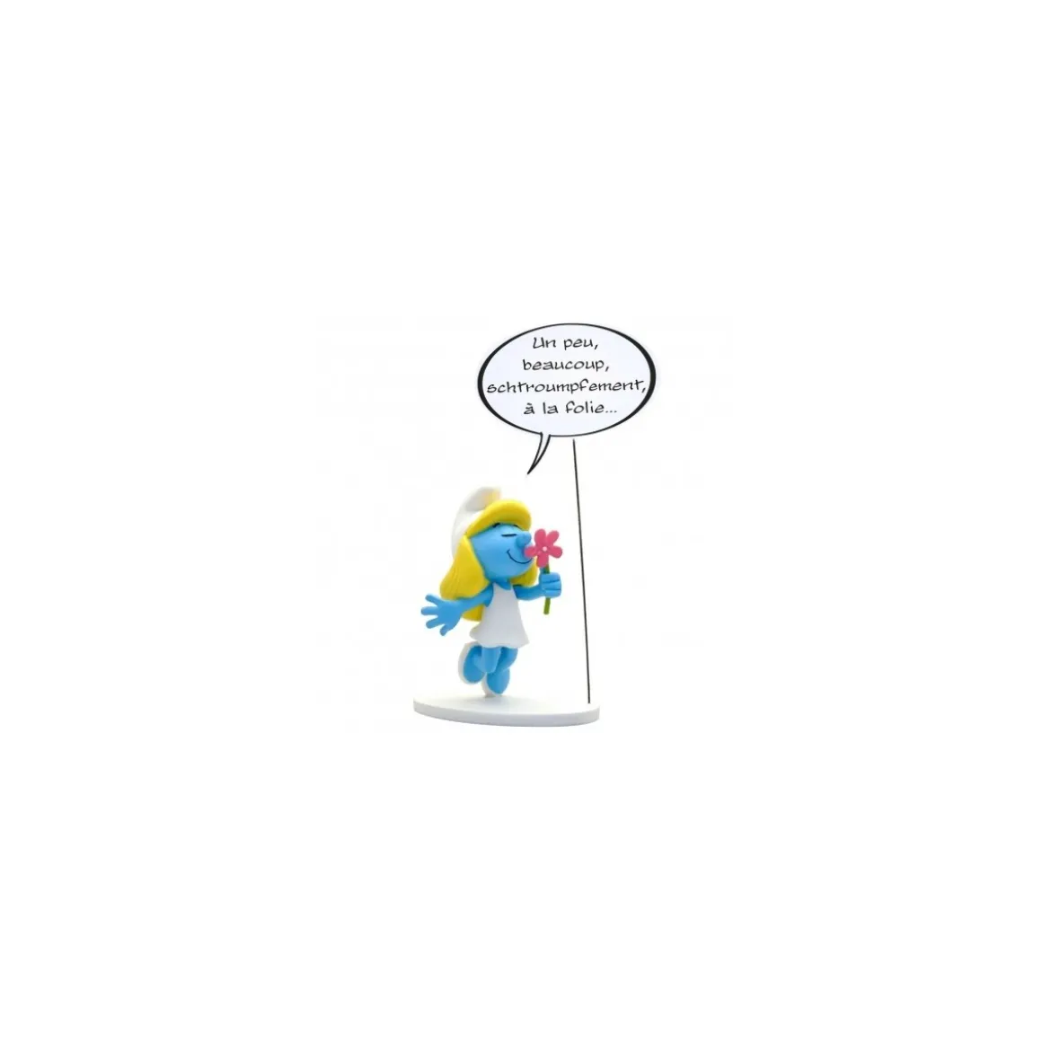 Collectoys - Les Schtroumpfs statuette - Bulles Schtroumpfette "Un peu, beaucoup"