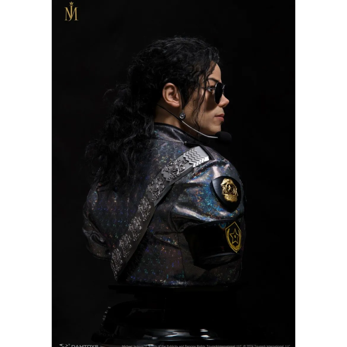DAMTOYS - Michael Jackson Dangerous Tour Hyper-Realistic Celebrity Portrait Buste 1/1