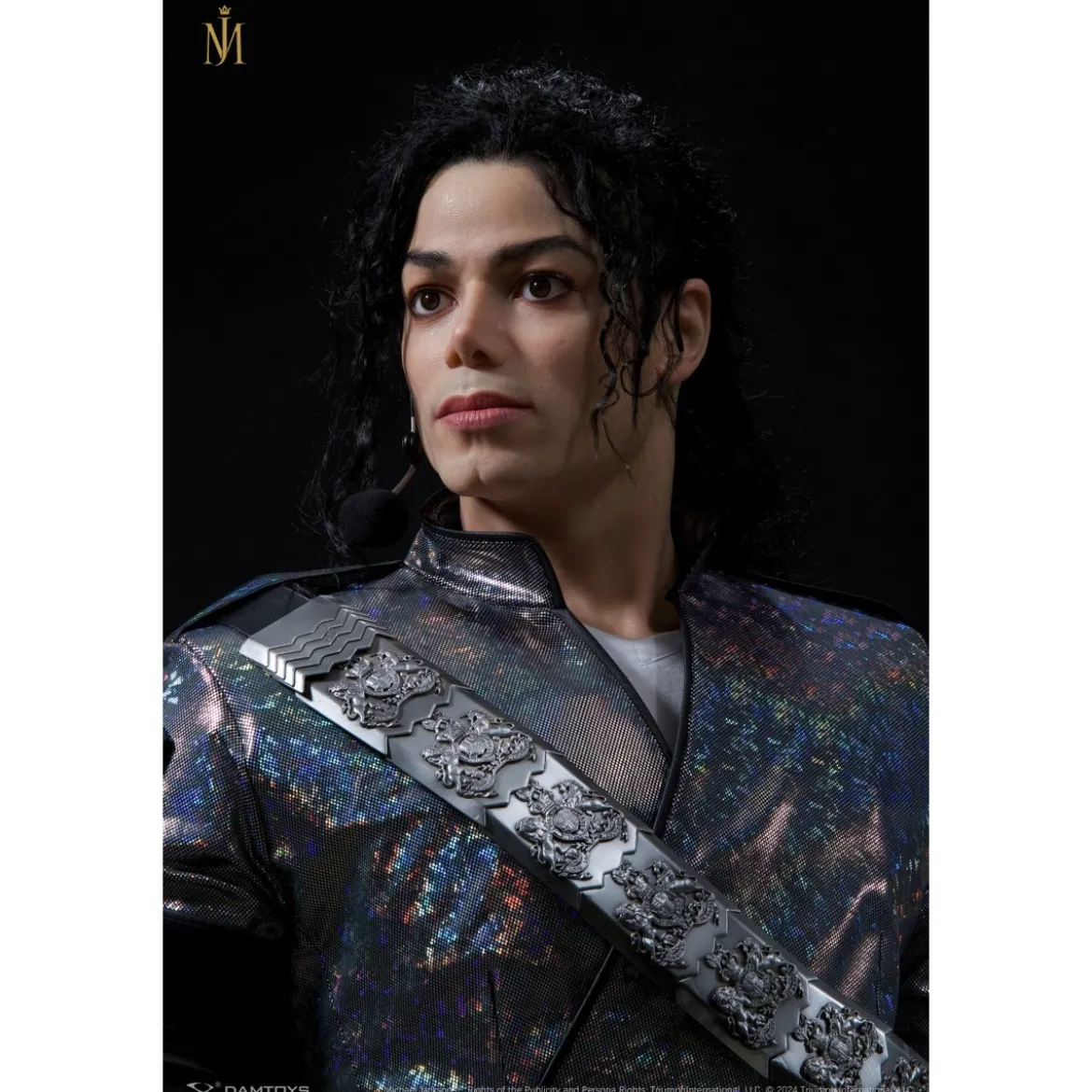 DAMTOYS - Michael Jackson Dangerous Tour Hyper-Realistic Celebrity Portrait Buste 1/1
