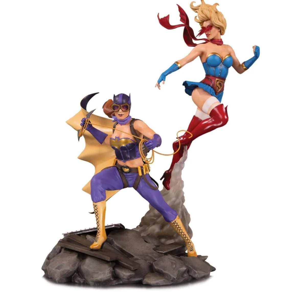 DC Comics Bombshells statue Batgirl & Supergirl Celebration - 38 cm