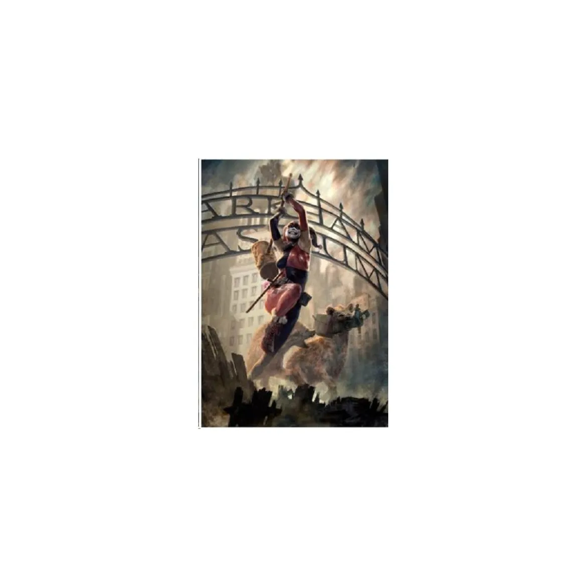 Dc Comics impression - Art Print Harley Quinn Arkham Asylum - 46 x 61 cm - non encadrée