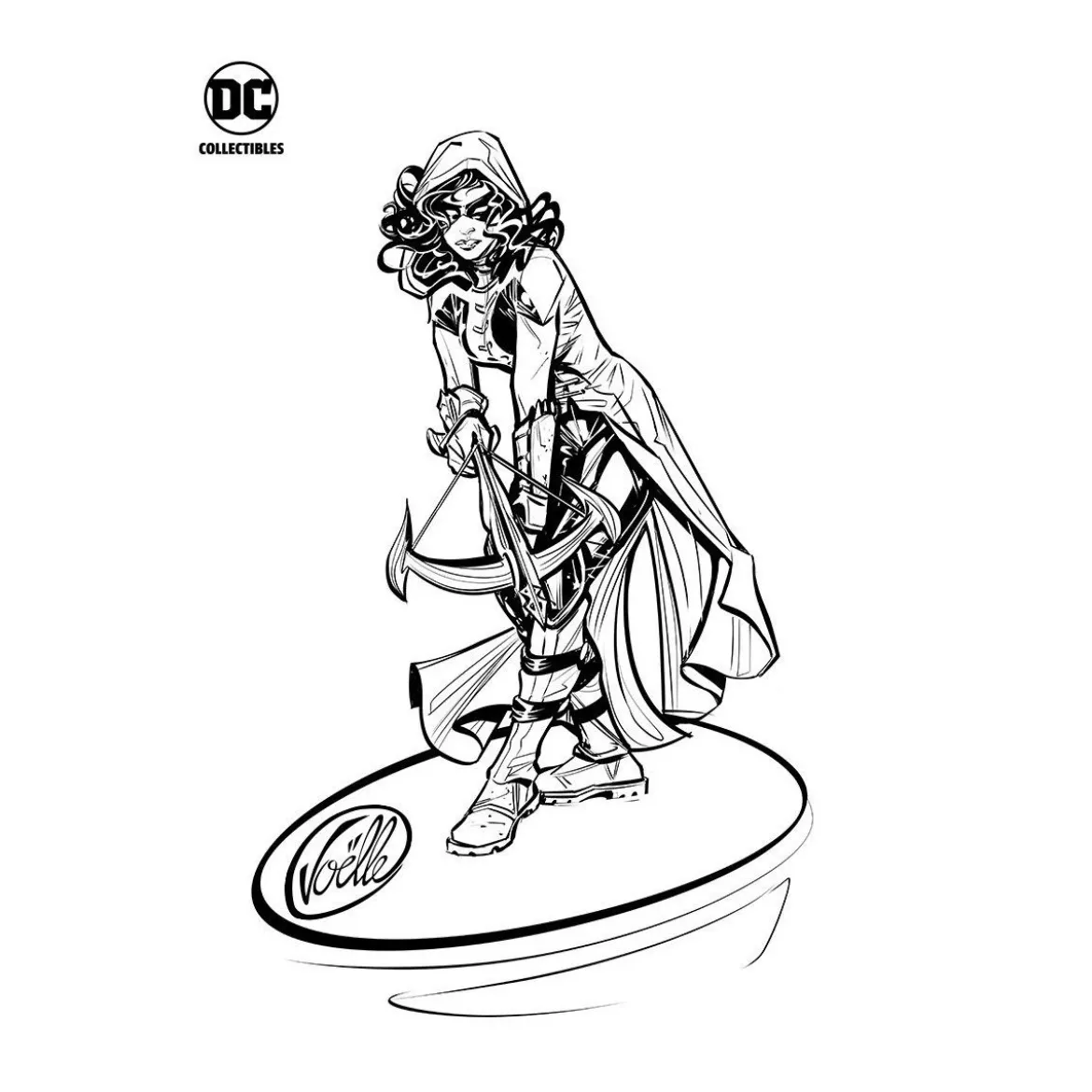DC Cover Girls - Huntress by Joelle Jones