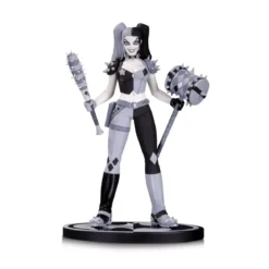 DC Direct Statue Harley Quinn Batman Black and white by Amanda Conner