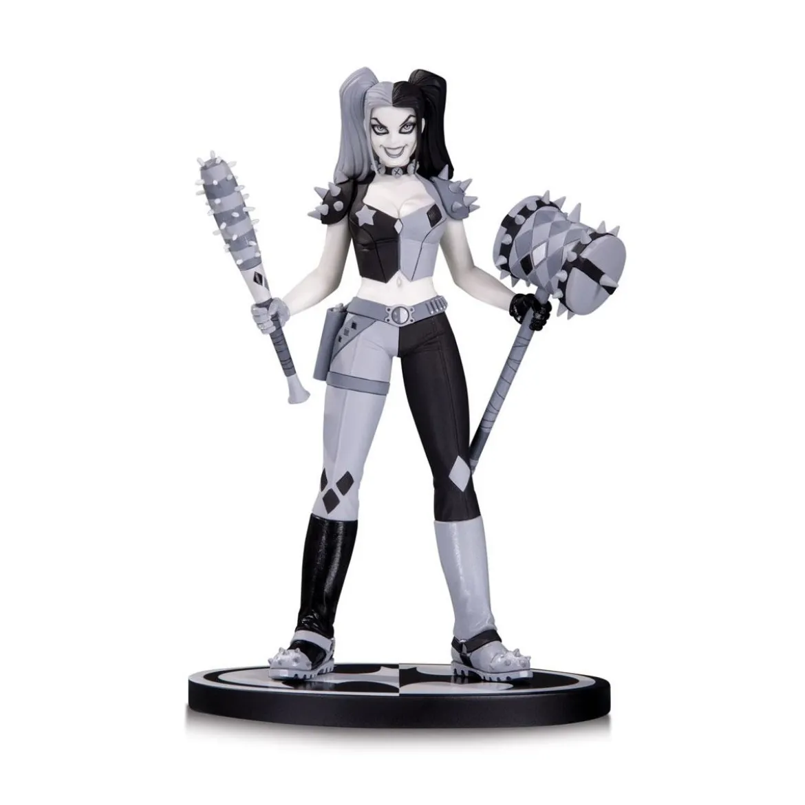DC Direct Statue Harley Quinn Batman Black and white by Amanda Conner