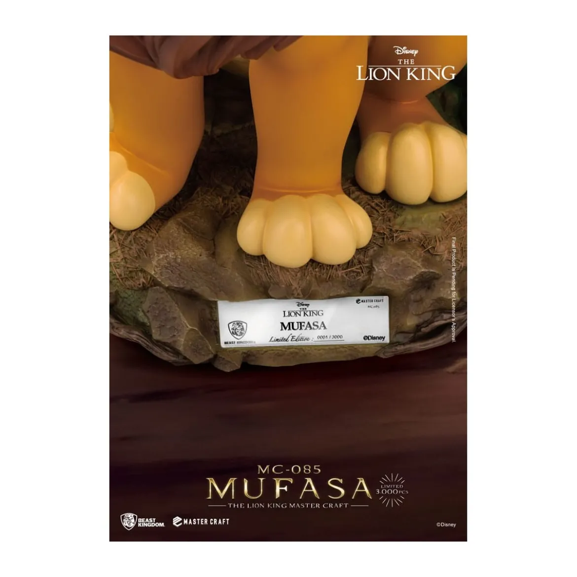 Disney - Beast Kingdom Master Craft Mufasa - Le Roi Lion