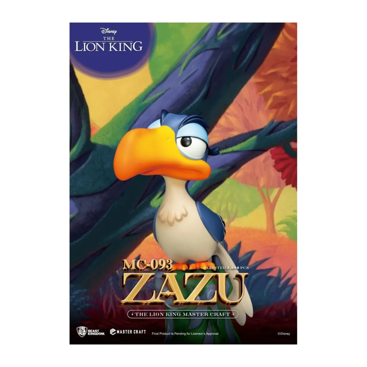 Disney - Beast Kingdom Master Craft Zazu - Le Roi Lion