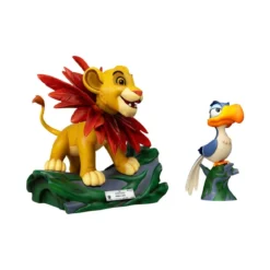 Disney - Beast Kingdom Master Craft Little Simba & Zazu - Le Roi Lion
