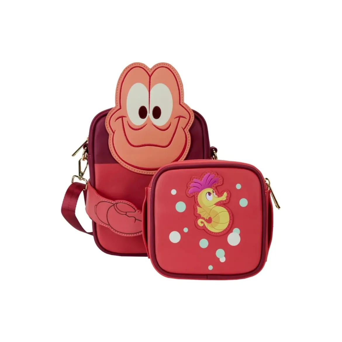 Disney La Petite Sirene - Loungefly sac à bandoulière Arc figural 35th Anniversary Sebastian