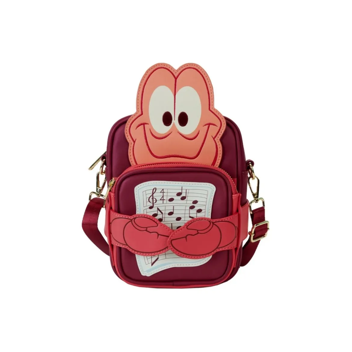 Disney La Petite Sirene - Loungefly sac à bandoulière Arc figural 35th Anniversary Sebastian