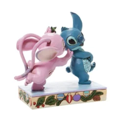 Disney Traditions Lilo et Stich - Stitch & Angel Baisers sous le gui - Mistletoe Kisses