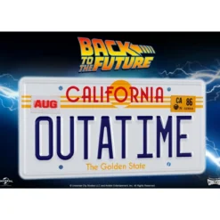 Doctor Collector - plaque minéralogique OUTATIME - BTTF réplique 1/1