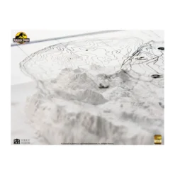 ECC Elite Creature Collectibles - Jurassic Park Carte topographique Isla Nublar