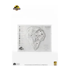 ECC Elite Creature Collectibles - Jurassic Park Carte topographique Isla Nublar