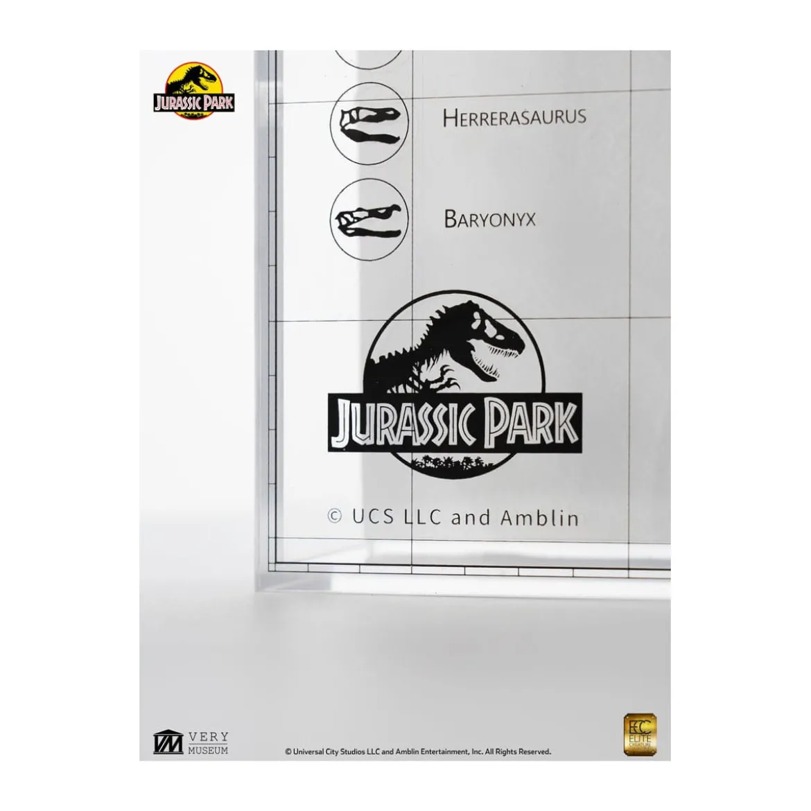 ECC Elite Creature Collectibles - Jurassic Park Carte topographique Isla Nublar