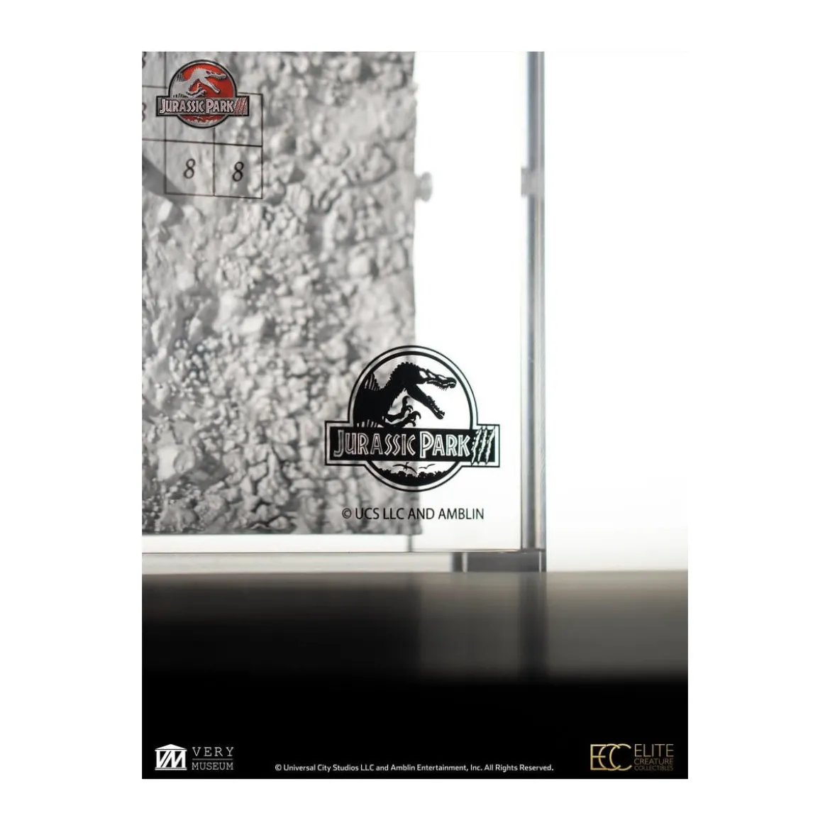 ECC Elite Creature Collectibles - Jurassic Park 3 Carte des fouilles Vélociraptor