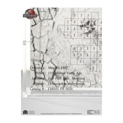 ECC Elite Creature Collectibles - Jurassic Park 3 Carte des fouilles Vélociraptor