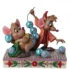 Enesco Disney - Cendrillon Jaq et Gus enfilent des perles - Tradition by Jim Shore