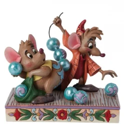 Enesco Disney - Cendrillon Jaq et Gus enfilent des perles - Tradition by Jim Shore