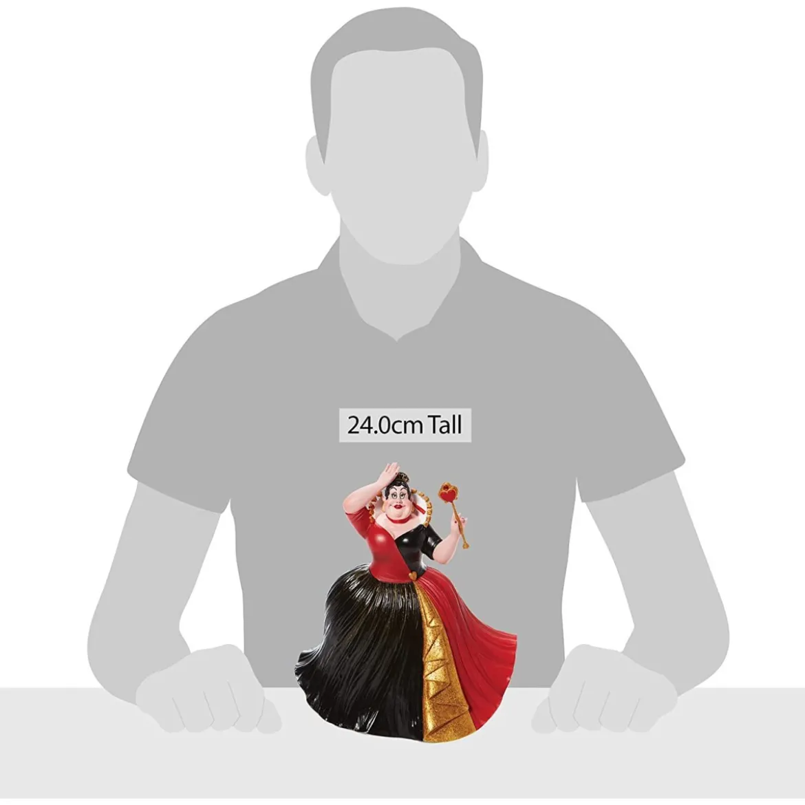 Enesco Disney Haute Couture - Reine de Coeurs - Queen of Hearts - Alice au Pays des Merveilles