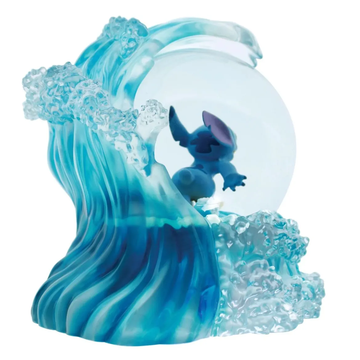 Enesco Disney Lilo & Stitch - Boule à neige Stitch Surfeur