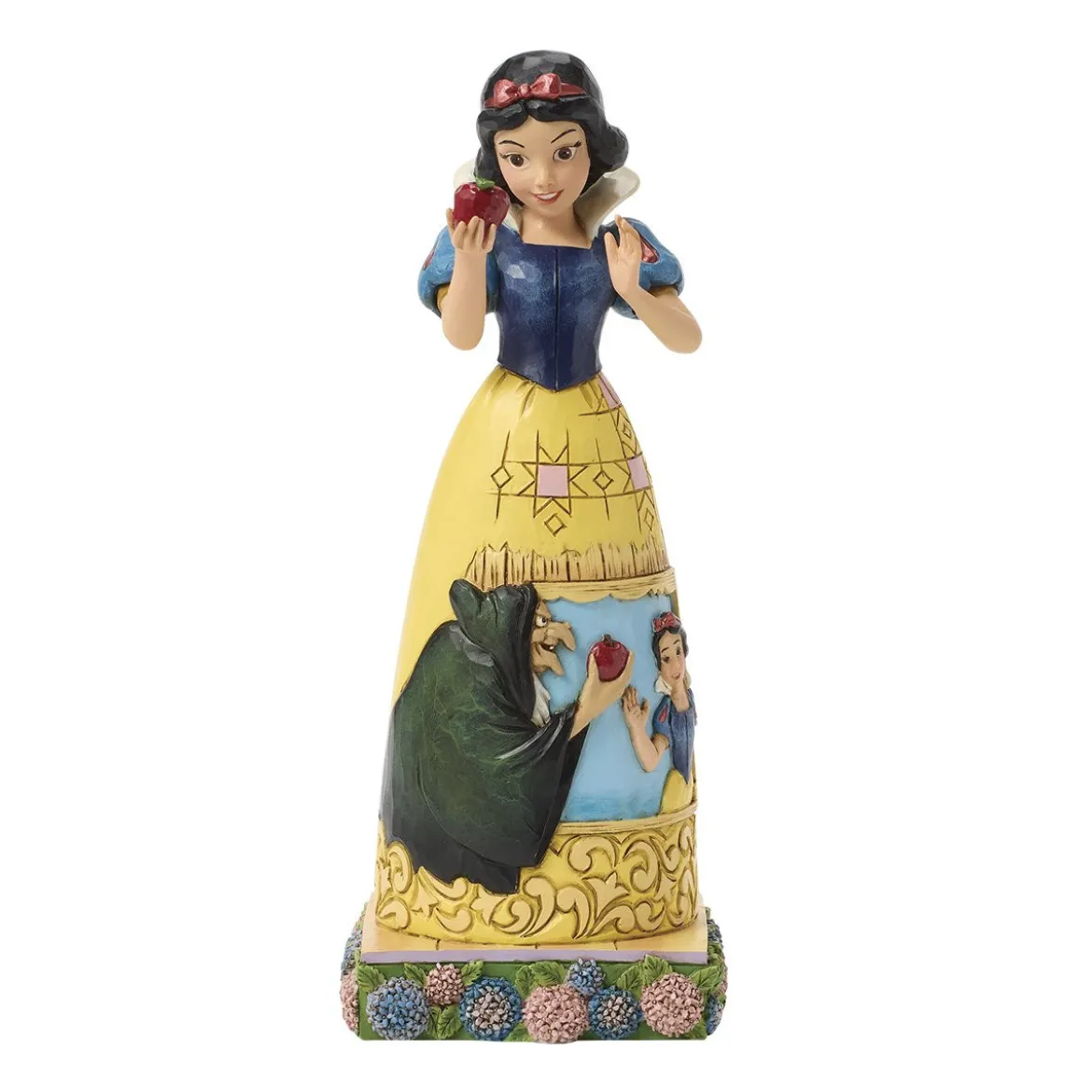 Enesco Disney - SNOW WHITE WITH APPLE DRESS SCENE - Blanche Neige et les 7 Nains Traditions by Jim Shore