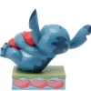 Enesco - Disney Tradition by Jim Shore - Lilo et Stich - Stitch câlinant un coeur