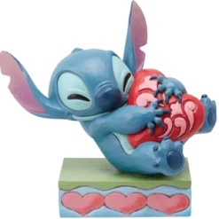 Enesco - Disney Tradition by Jim Shore - Lilo et Stich - Stitch câlinant un coeur