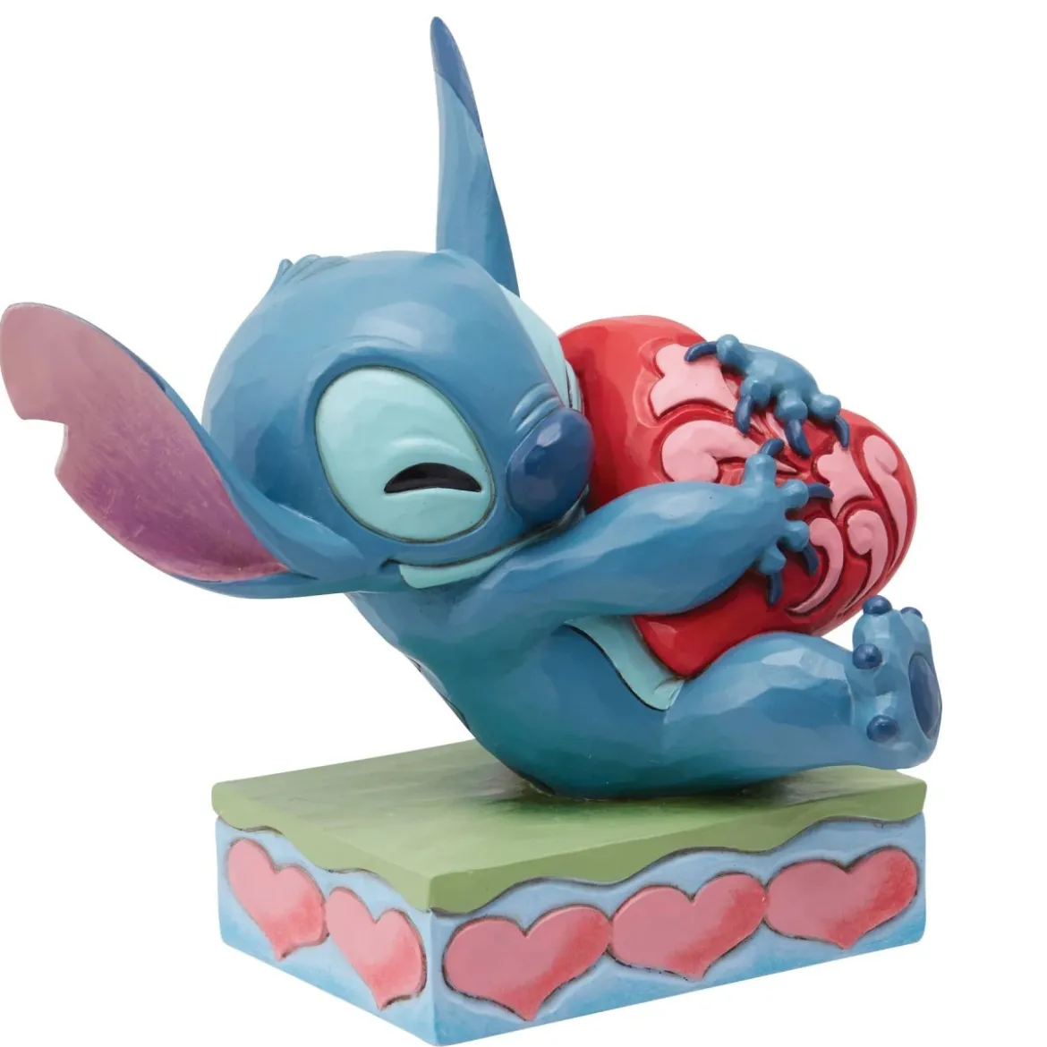 Enesco - Disney Tradition by Jim Shore - Lilo et Stich - Stitch câlinant un coeur