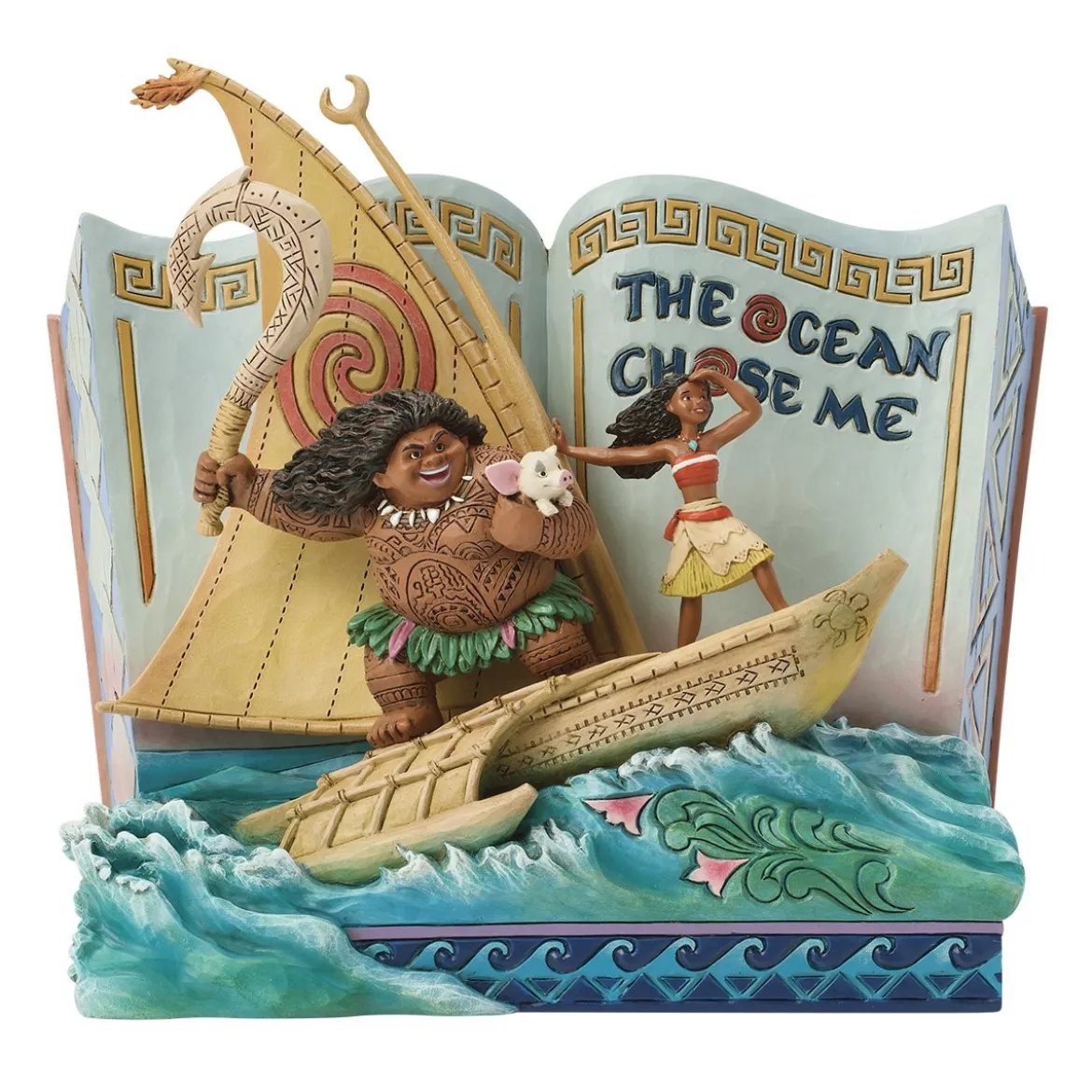 Enesco Disney Traditions By Jim Shore - Storybook The Ocean Choose Me - Vaiana - Moana