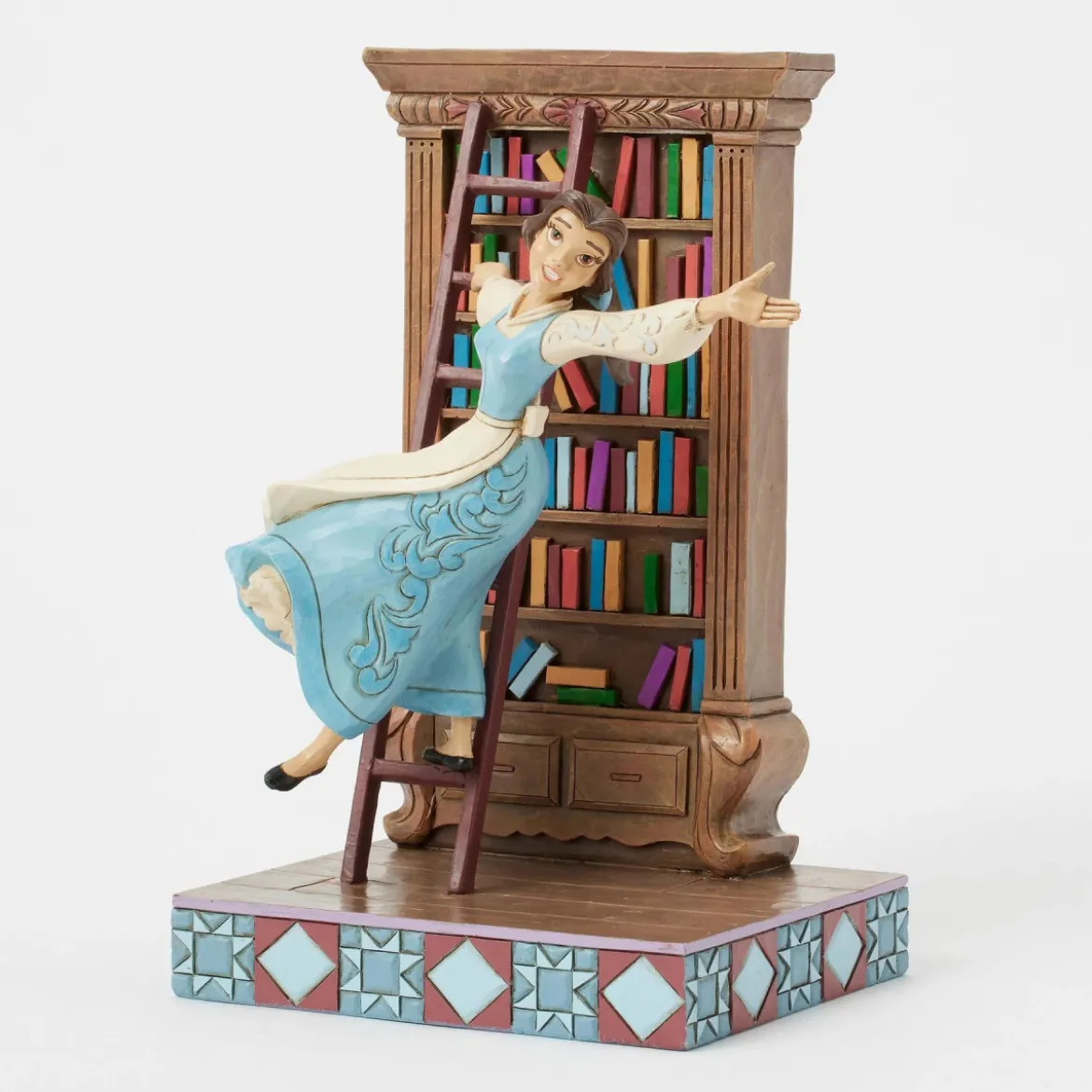 Enesco Disney Traditions by Jim Shore - Belle Bibliothèque - La Belle et la Bête