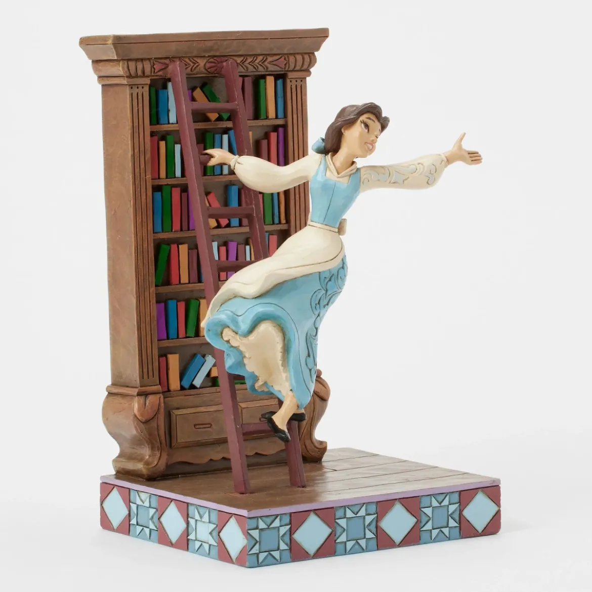 Enesco Disney Traditions by Jim Shore - Belle Bibliothèque - La Belle et la Bête
