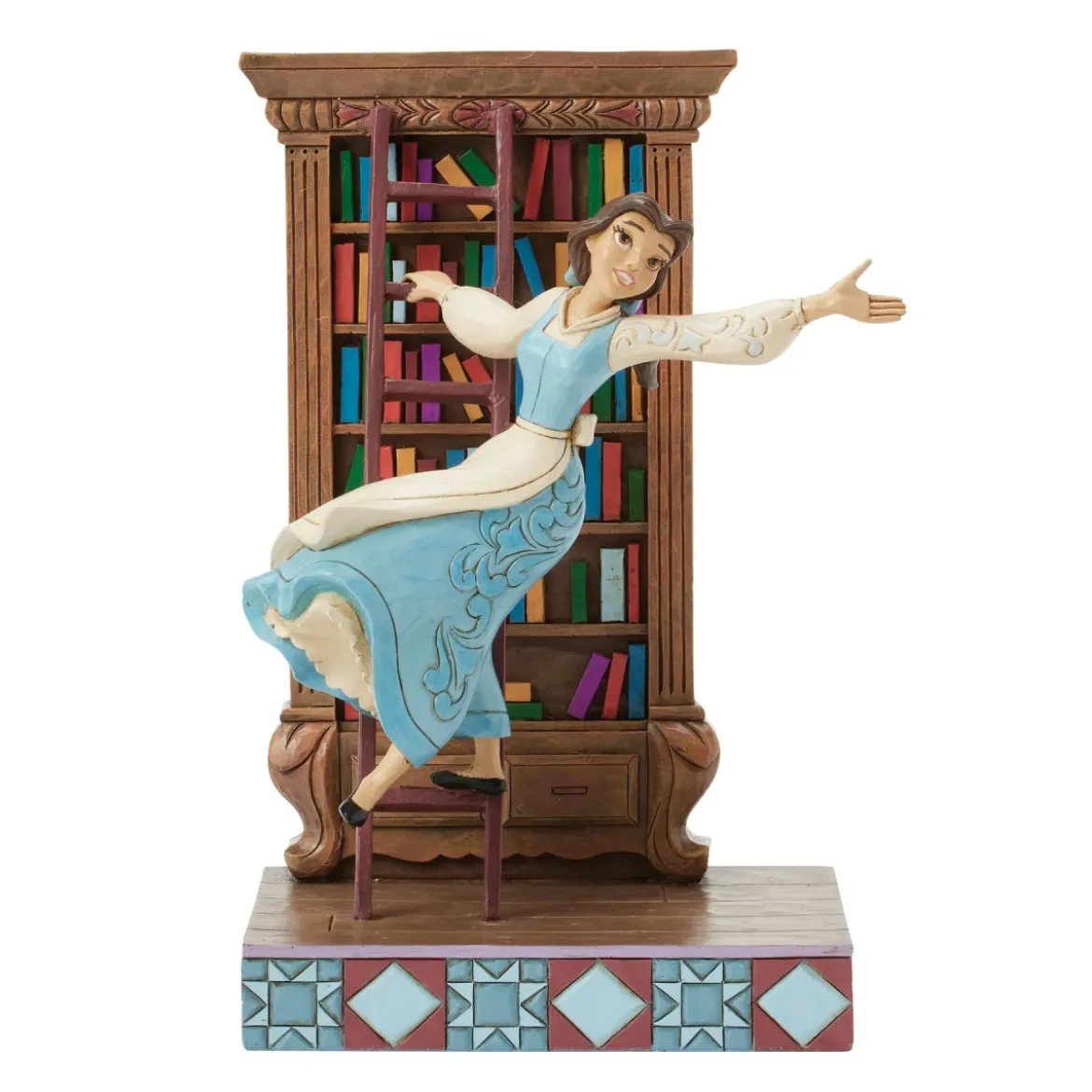 Enesco Disney Traditions by Jim Shore - Belle Bibliothèque - La Belle et la Bête