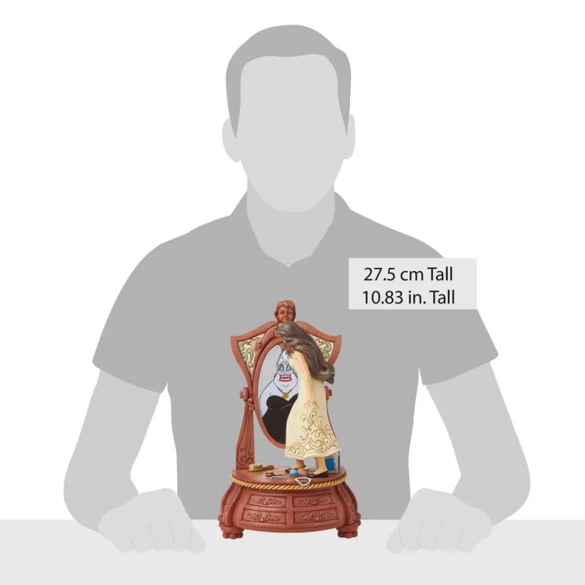 Enesco Disney Traditions By Jim Shore - Vanessa Miroir Vanité - La Petite Sirene