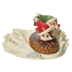 Enesco - Disney Traditions Tic & Tac font de la luge