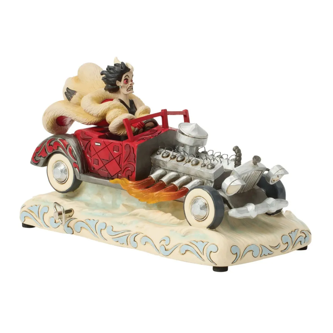 Enesco - les 101 Dalmatiens - Voiture Cruella d'Enfer Musicale - Disney Tradition by Jim Shore