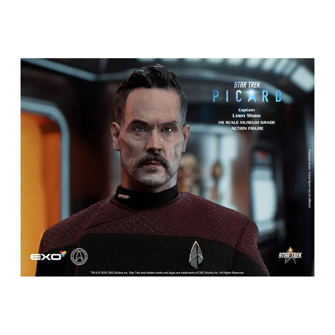 EXO-6 - Star Trek: Picard - Captain Liam Shaw 1:6 Scale Figure