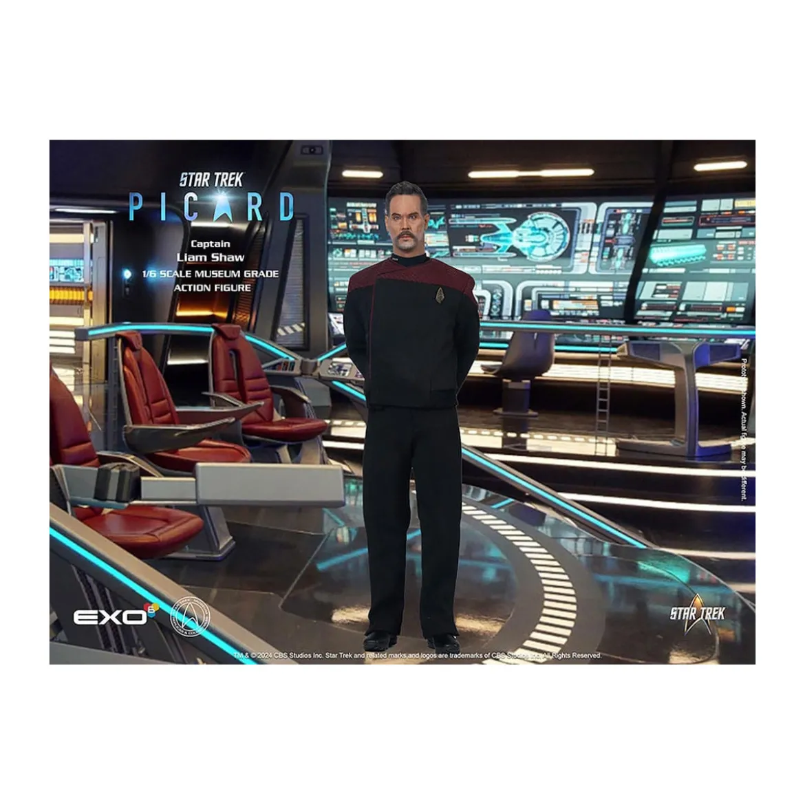 EXO-6 - Star Trek: Picard - Captain Liam Shaw 1:6 Scale Figure