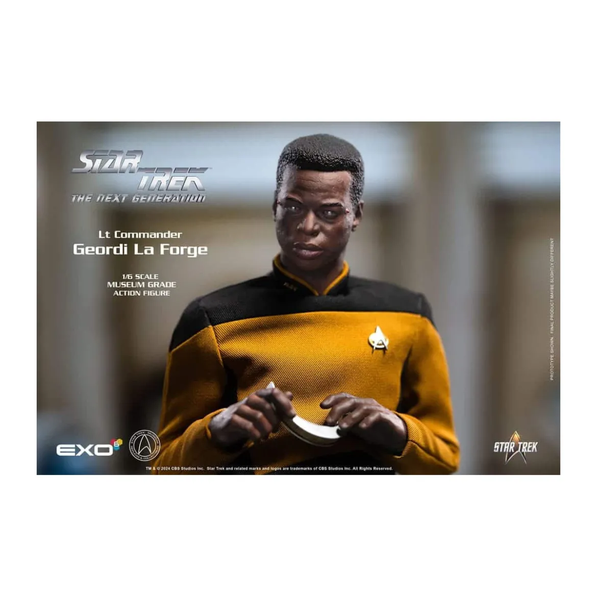 EXO-6 - Star Trek: The Next Generation - Geordi La Forge Standard Version 1:6 Scale Figure