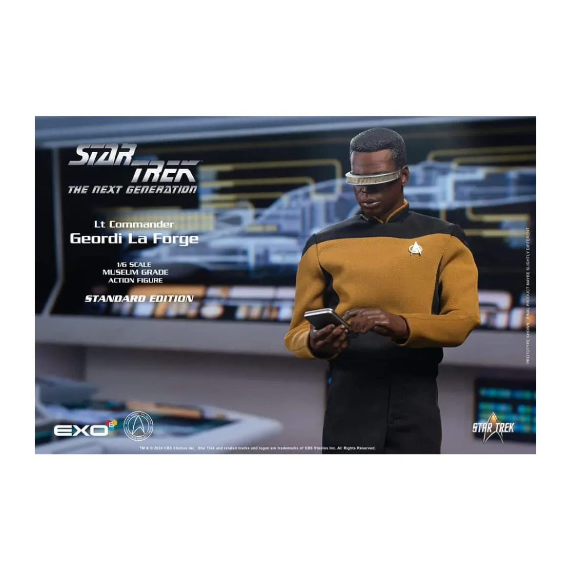 EXO-6 - Star Trek: The Next Generation - Geordi La Forge Standard Version 1:6 Scale Figure