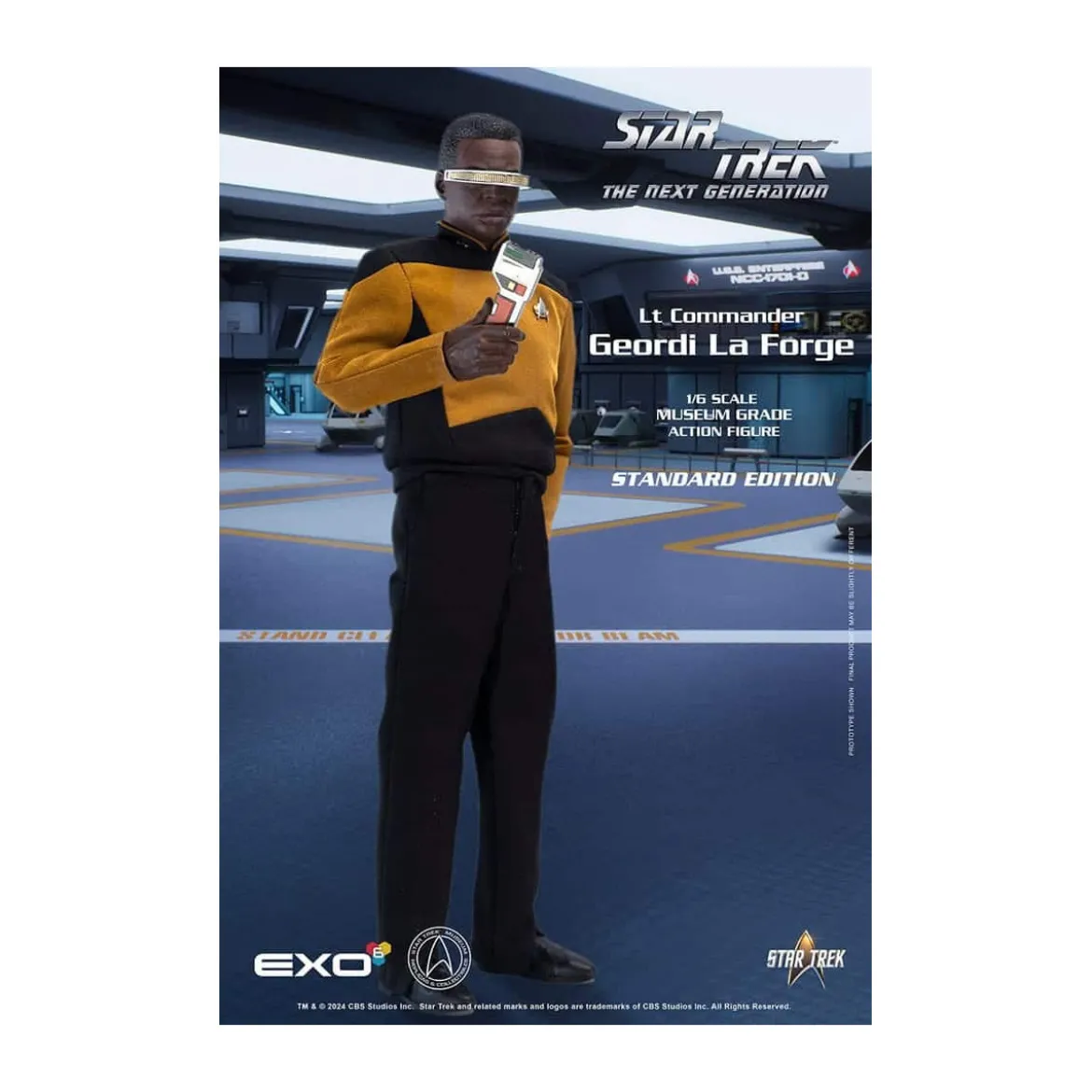 EXO-6 - Star Trek: The Next Generation - Geordi La Forge Standard Version 1:6 Scale Figure