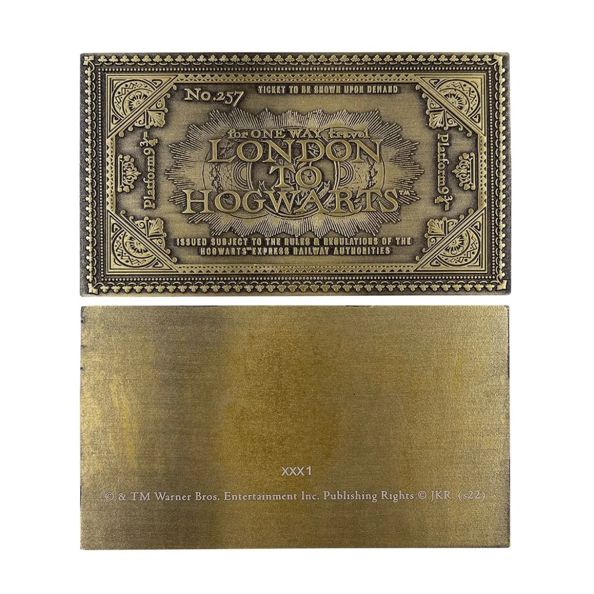 FaNaTtiK - Harry Potter réplique Hogwarts Train Ticket Limited Edition