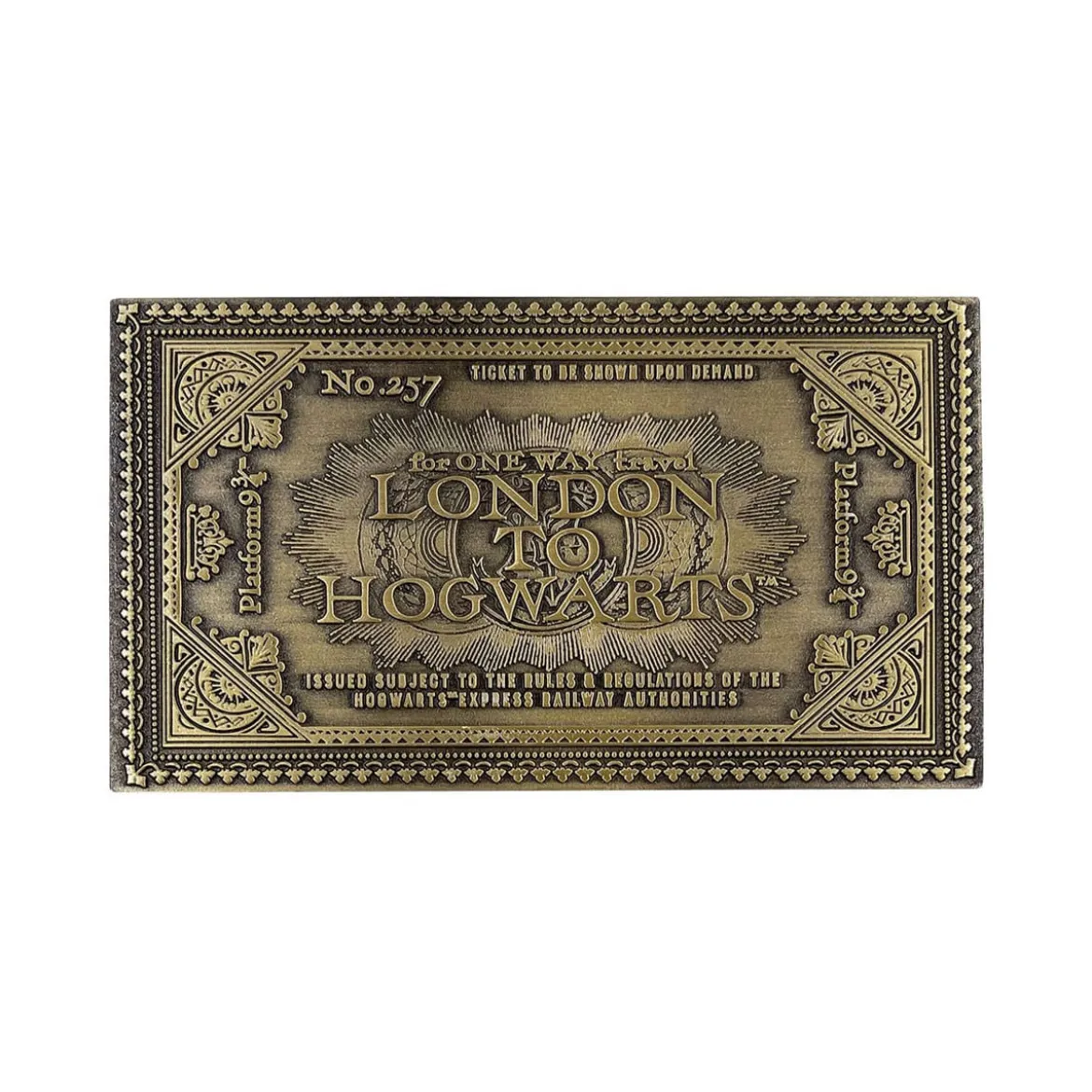 FaNaTtiK - Harry Potter réplique Hogwarts Train Ticket Limited Edition