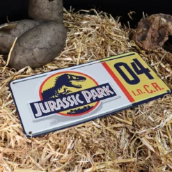 Fanattik - Jurassic Park réplique 1/1 plaque mineralogique