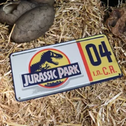 Fanattik - Jurassic Park réplique 1/1 plaque mineralogique